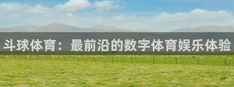 斗球体育：最前沿的数字体育娱乐体验