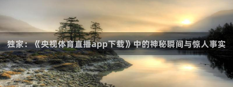 独家：《央视体育直播app下载》中的神秘瞬间与惊人事实